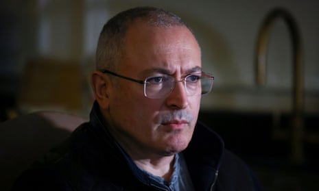 Former Russian oligarch Mikhail Khodorkovsky.