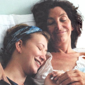 Anna Campbell with her mother Adrienne