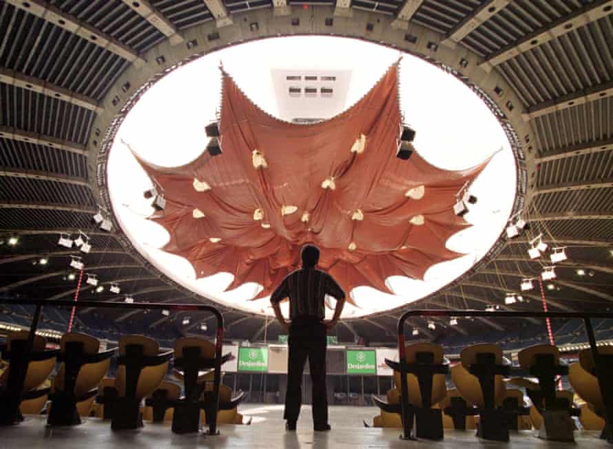 The 200,000 square ft, 65 tonne Kevlar roof at the Olympic Stadium in Montreal was expected to last 25 years.