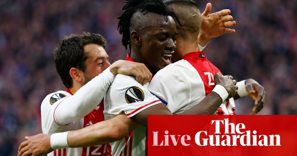 Ajax 4 1 Lyon Europa League Semi Final First Leg As It Happened Football The Guardian