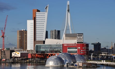 Rijnhaven cityscape, Rotterdam