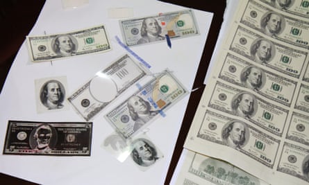 Counterfeiters use sophisticated scanning, printing and design software to print millions of dollars in fake currency