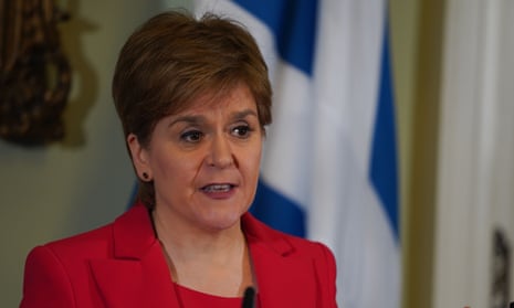 Nicola Sturgeon announces her resignation as first minister of Scotland in Edinburgh on 15 February.