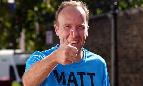 Matt Hancock running the London Marathon on 3 October