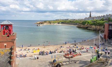 Cullercoats, a small cove south of Whitley Bay.