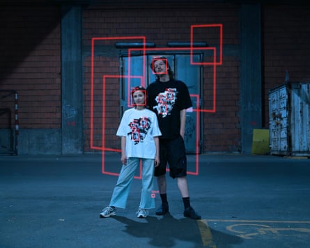 Models wearing Urban Privacy T-shirts