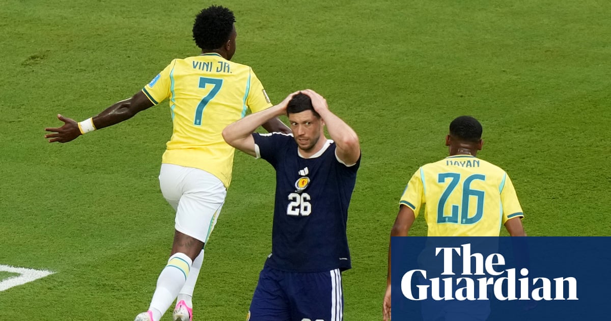 Scotland’s World Cup dream hanging by a thread after Vinícius sparks Brazil victory