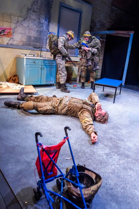 Ian Bonar, Daniel Betts and David Michaels in Wretched Things by David Greig.