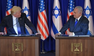 Trump and Netanyahu in Jerusalem ... ‘The desire to obliterate Obama’s mark on history may be something else that Trump and Netanyahu share.’