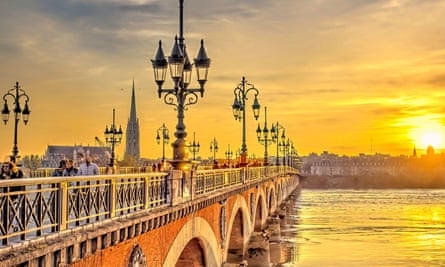 Bordeaux at sunset