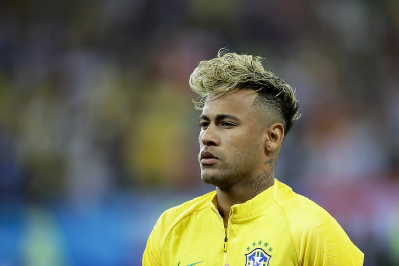 Neymar is sporting quite a haircut.