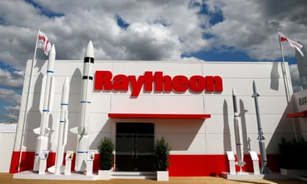 Raytheon is among the largest 200 companies on the New York stock exchange.