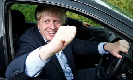 ‘Prospered by treating public life as a game’: Boris Johnson leaves his home in Oxfordshire on Saturday