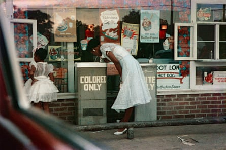 Brutal doctrine … At Segregated Drinking Fountain, Mobile, Alabama, 1956.