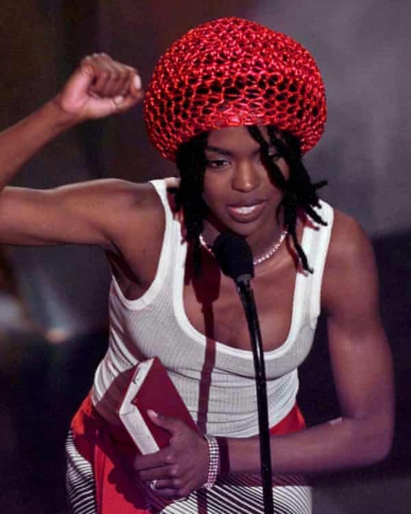 Lauryn Hill at the Grammy awards in 1999.