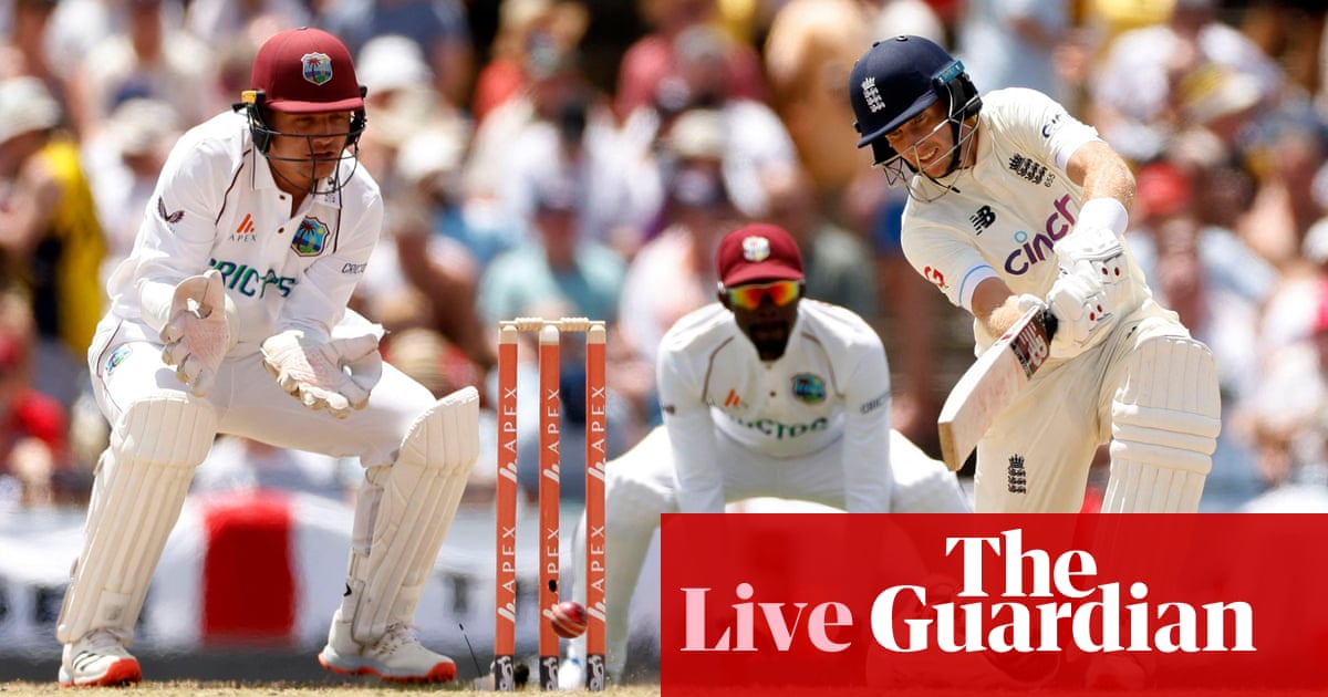 West Indies v England: second Test, day one – live!