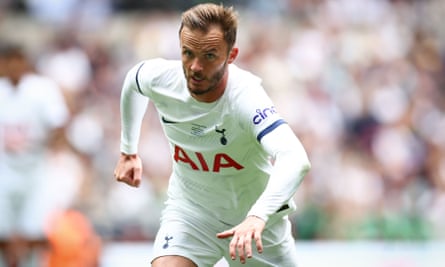 James Maddison in pre-season action for Spurs against Shakhtar Donetsk