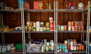 A food bank in Wales