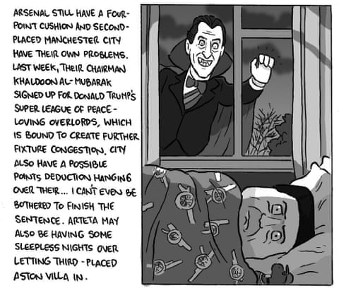 David Squires on … Manchester United giving Arsenal the wobbles, panel 7