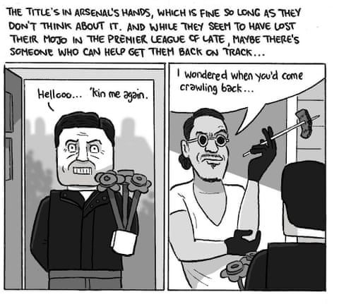 David Squires on … Manchester United giving Arsenal the wobbles, panel 8