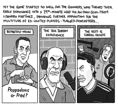 David Squires on … Manchester United giving Arsenal the wobbles, panel 2