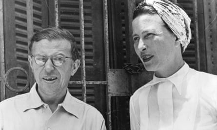 Simone de Beauvoir e Jean-Paul Sartre no Senegal em 1950.