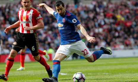 Henrikh Mkhitaryan shone for high-pressing sides in Ukraine and Germany but rarely looked comfortable ahead of Manchester United’s deep-lying defence.