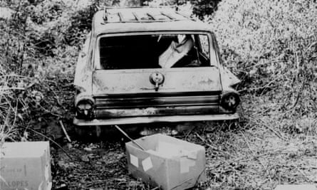 The burned station wagon car of missing civil rights workers Michael Schwerner, Andrew Goodman, and James Chaney was found in a swampy area near Philadelphia, Mississippi, on 24 June 1964.