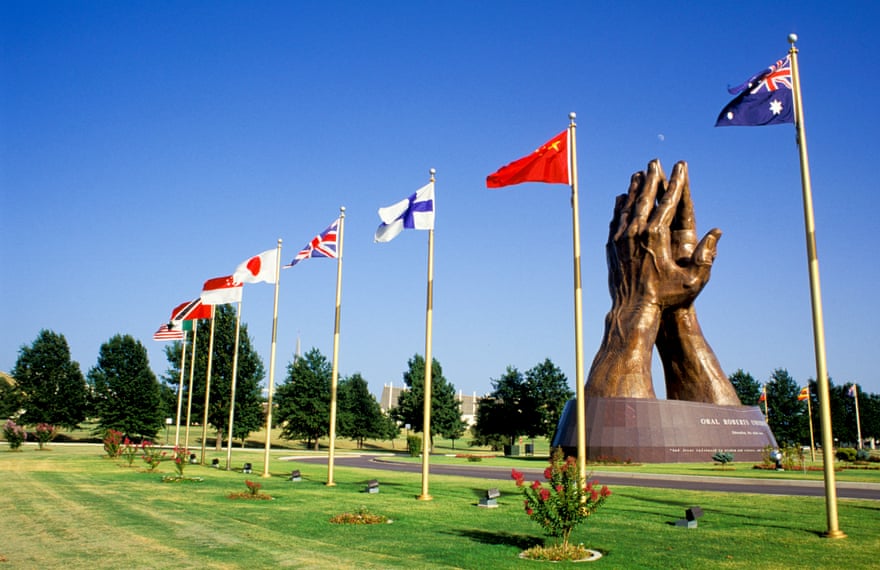 Oklahoma, Tulsa, Oral Roberts University, Prayer Hands.