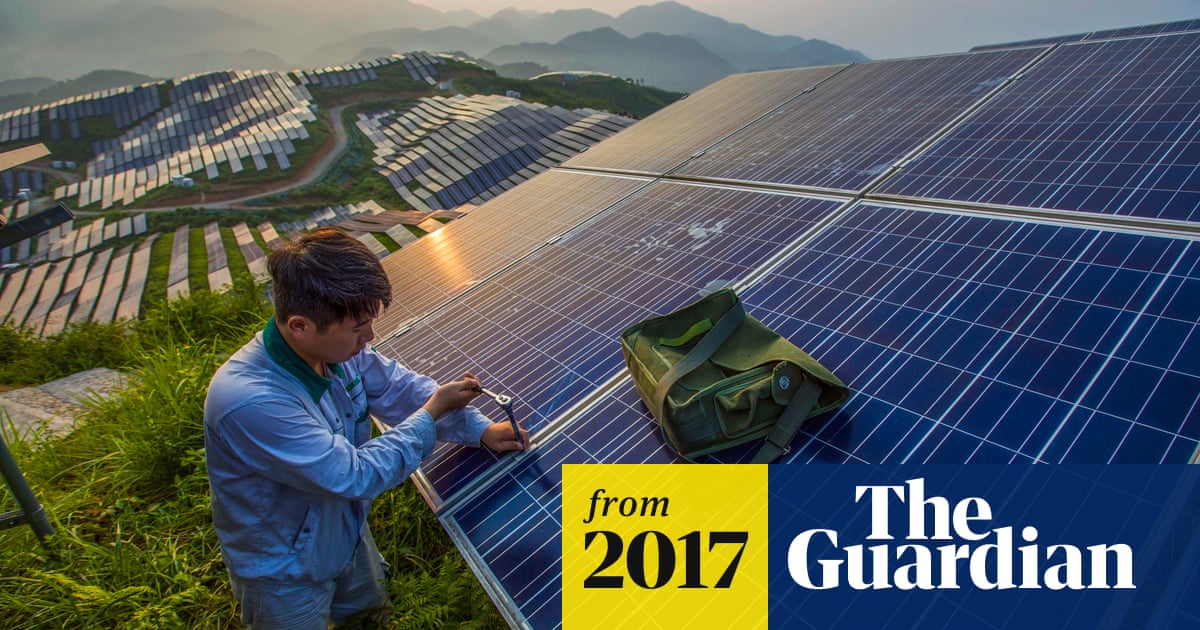 Solar Power Growth Leaps By 50 Worldwide Thanks To Us And China Environment The Guardian