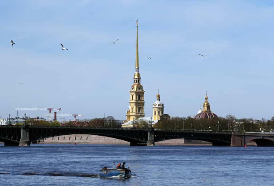 The River Neva in St Petersburg.