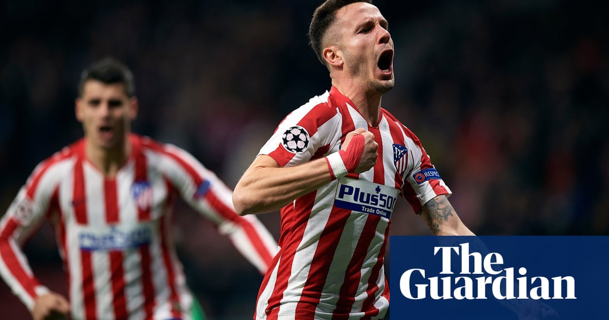 Saúls early strike gives Atlético Madrid first-leg edge over disjointed Liverpool