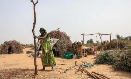 A woman at the Bogo refugee camp in Maroua, Cameroon, near the border with Chad, 2022.