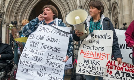 Work capability assessments protest