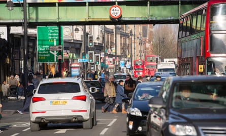 Brixton road, one of London’s most polluted streets.