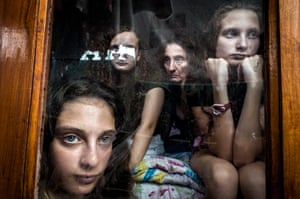 Finalist: Karl ManciniAdriana Toporovskaia in her house with her daughters. She is victim of many death threats by her ex-husband Gustavo Melnec. She has filed 45 complaints to the police without getting any protection from them. Melnec has beaten her many times and attempted to strangle her in front of the girls. Adriana is suffering from brain cancer.