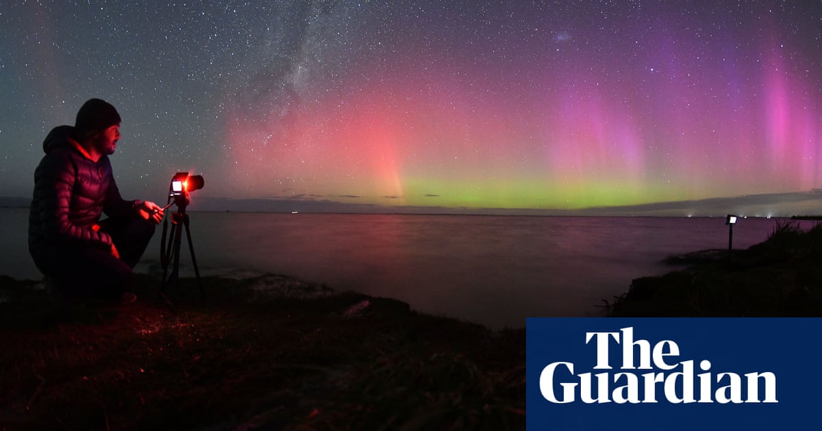 Auroras light up skies across the world after solar storm – in pictures