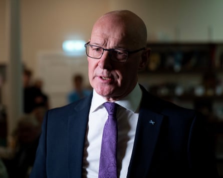 The first minister John Swinney