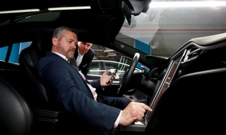 Aidan McClean, chief executive of the electric car rental firm UFODrive, is a champion of the vehicle-to-grid scheme, which uses the battery in an electric vehicle to store excess energy generated by a home’s solar panels.