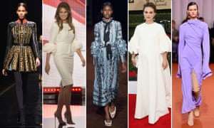 Sleeves are having a moment. But here’s the weird part: sleeves have been having a moment for five years.From left: Balmain in 2014, Melania Trump in Roksanda in 2016, Erdem in 2016, Natalie Portman in 2017, Ellery in 2018.