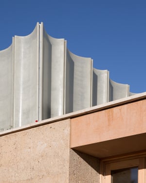 Translucent wrapping marks the presence of the new gallery within.