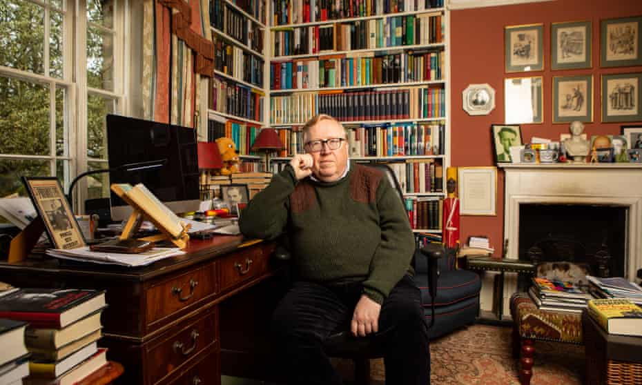 Simon Heffer at his home near Colchester.