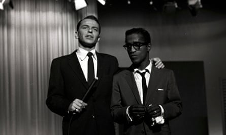 Two singers in a TV studio.
