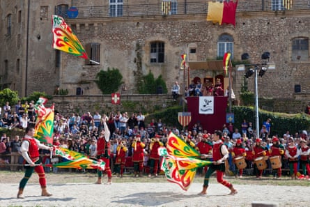 The annual medieval fair in Peyrolles, Provence