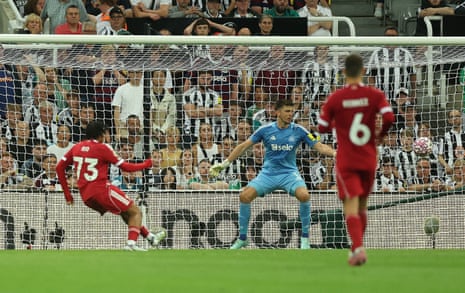 Liverpool’s Rio Ngumoha nets at the death.