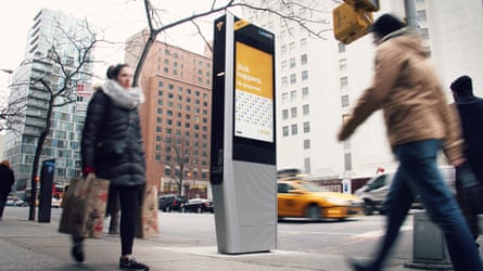Sidewalk Labs has created city kiosks that offers public transit information, mobile device charging and free WiFi.