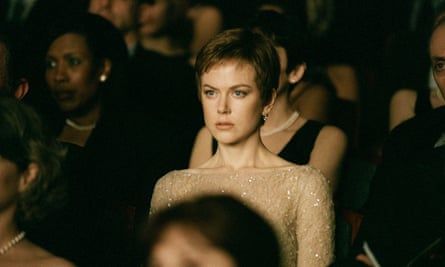 Nicole Kidman sitting in a darkened cinema