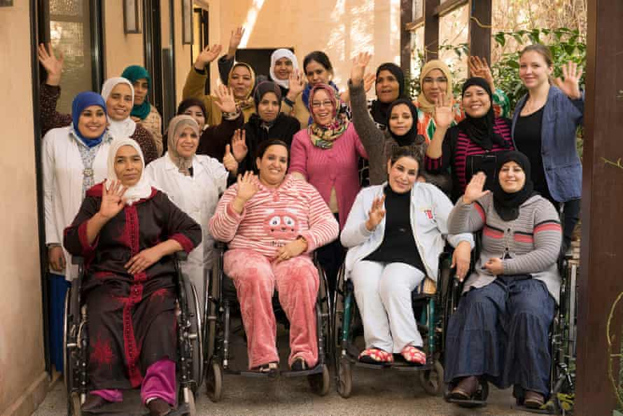 People from Alnour, a disabled women’s cooperative in Marrakech, Morocco.