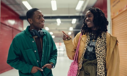 David Jonsson in Rye Lane with Vivian Oparah.