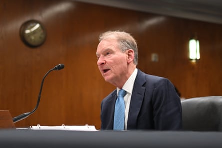 Chairman of the US Securities and Exchange Commission (SEC) Paul S. Atkins speaks during a Senate Committee on Appropriations Subcommittee on Financial Services hearing to examine the SEC’s proposed budget estimate for fiscal year 2026, on Capitol Hill in Washington, DC, on June 3, 2025.